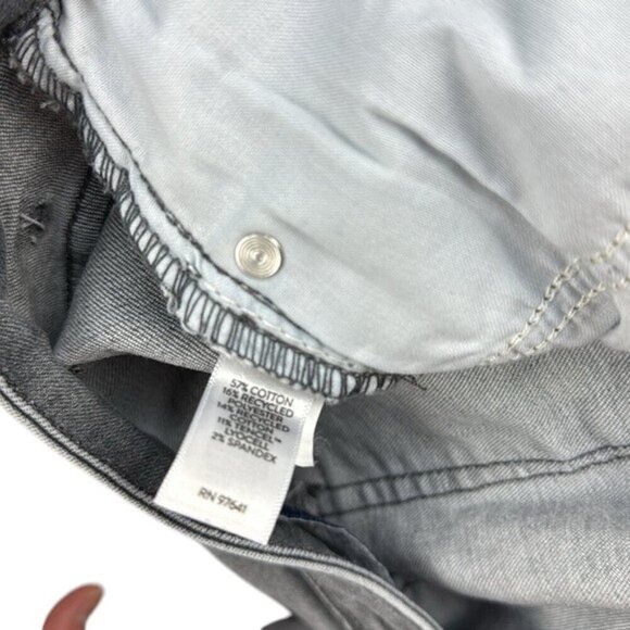 J Jill Jeans High Rise Straight Leg Grey Women's Size 14P - Picture 8 of 8